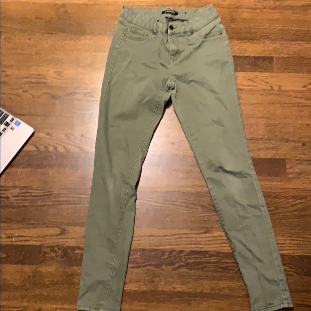 Olive green pants